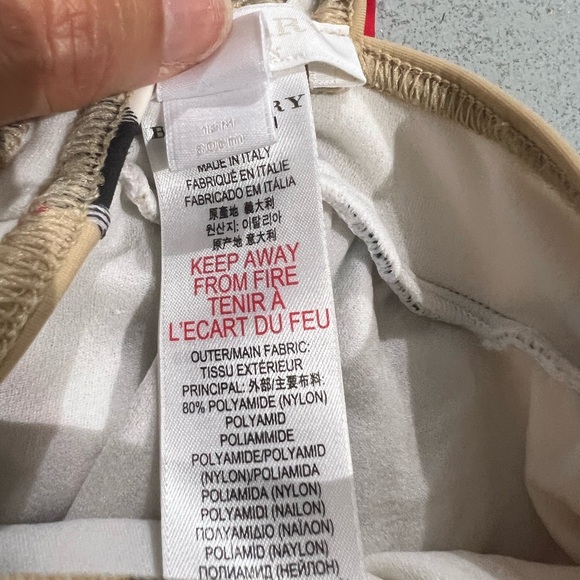 Authentic Baby Burberry from Bloomingdales One piece swim 12M - Picture 4 of 5